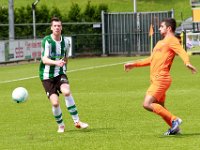 007 2016 Genemuiden HHC Hardenberg  02-07-2016: Voetbal: SC Genemuiden v HHC Hardenberg: Genemuiden/Woter van der Molen (l) of Genemuiden, Sargo Gouriye (r) of HHC Hardenberg/